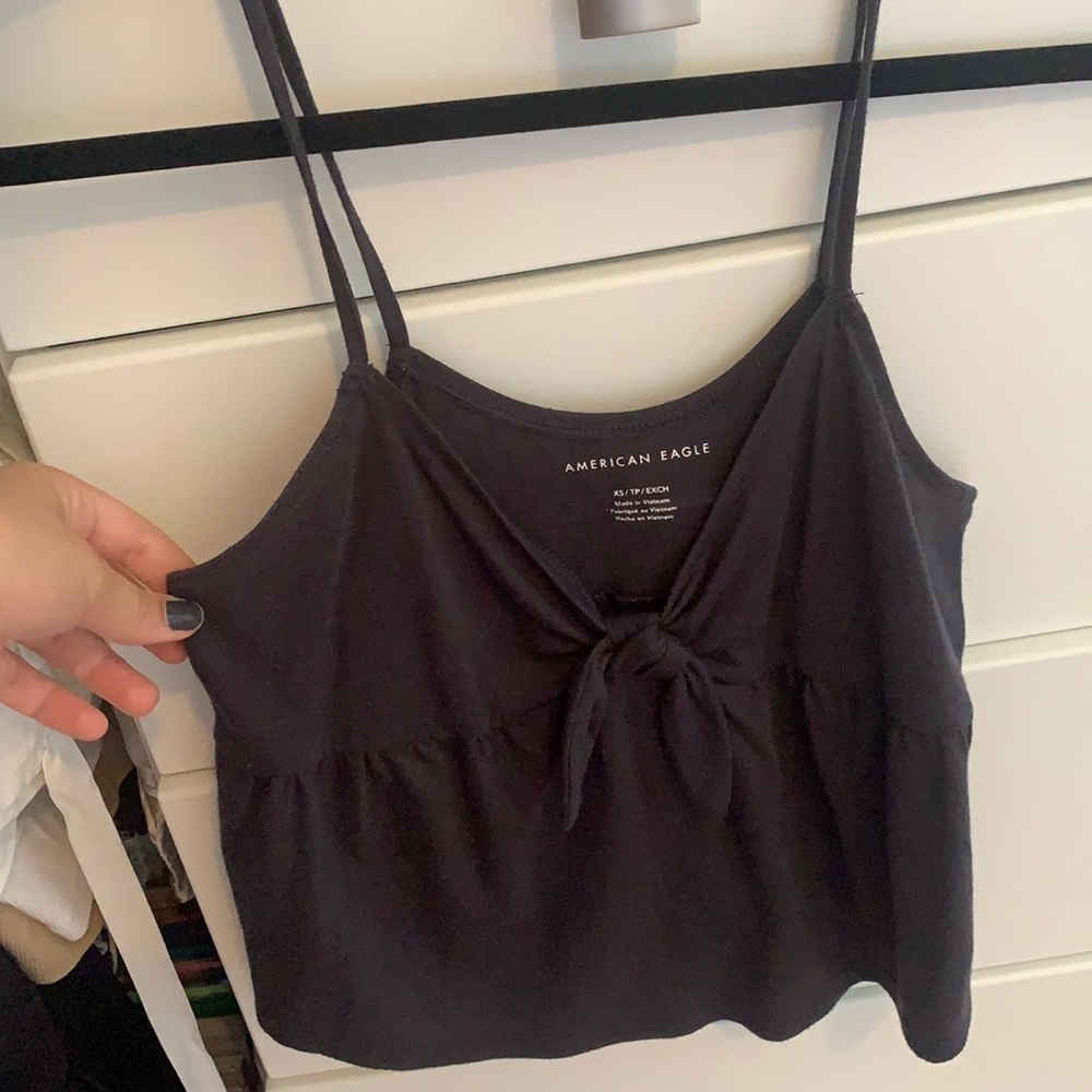 American eagle tank with tie in front